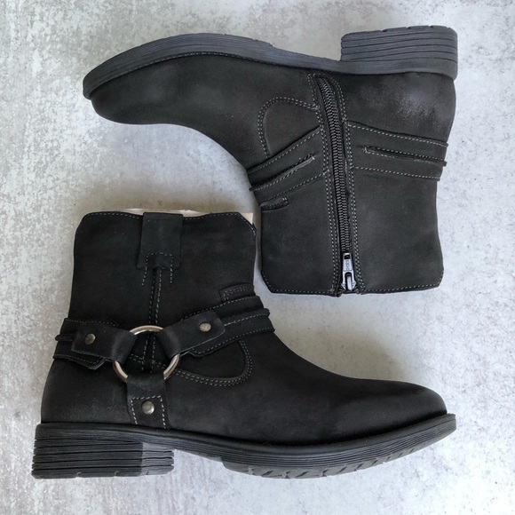 Earth Suede Leather Harness Boot Ash Everglade Size 6 - Picture 6 of 11